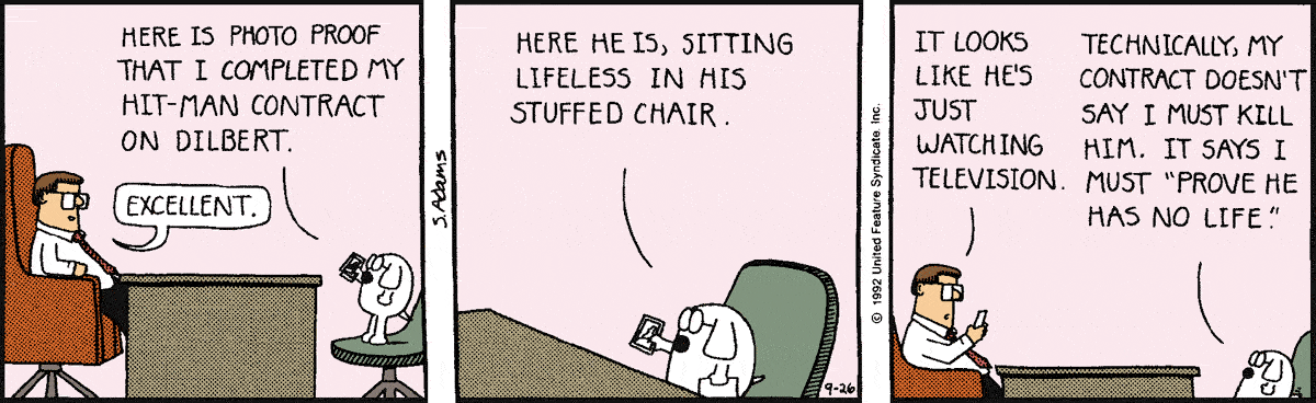Dilbert Cartoon