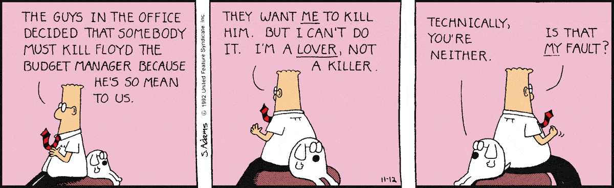 Dilbert Cartoon