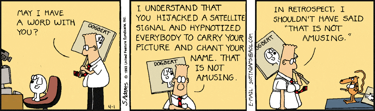 Dilbert Cartoon