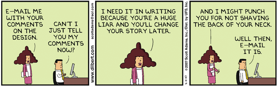 Dilbert Cartoon