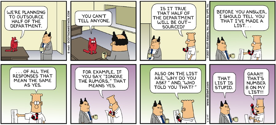 Dilbert Cartoon
