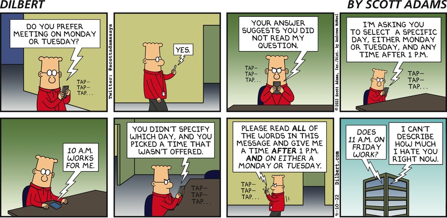Dilbert Cartoon